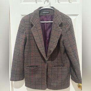 Savannah Multicolor Houndstooth Coat